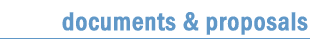 documents and proposals