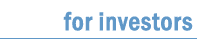 for investors